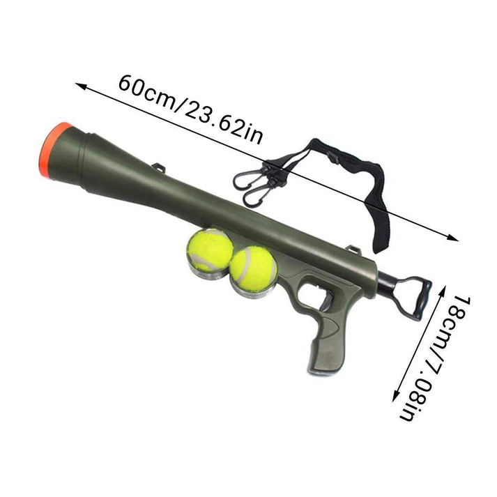 Interactive Pet Tennis Ball Launcher Toy for Training and Play Supplies Fun - Image 3