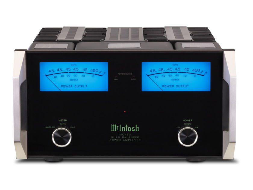 McIntosh MC452 Stereo Power Amplifier; (1 month old)