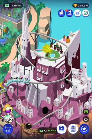 Play Idle Theme Park Tycoon on PC 