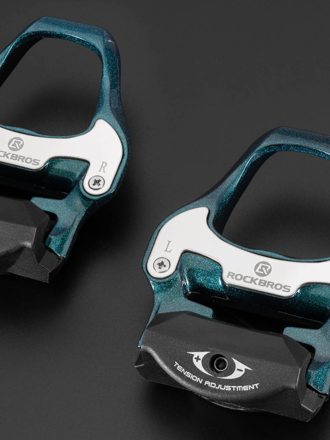 racework spd-sl ビンディングペダル　グリーン(チェレステ)　ペア 楽天市場】ビンディングペダル SHIMANO SPD-SLシューズ対応 互換
