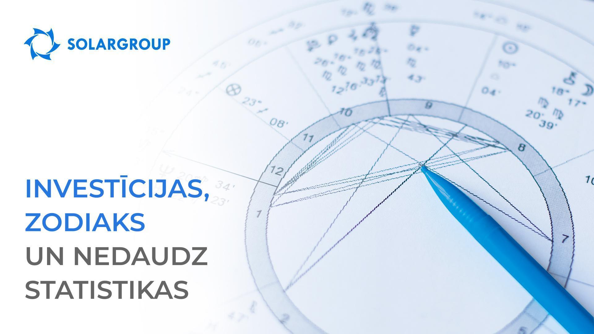 Investīcijas, zodiaks un nedaudz statistikas