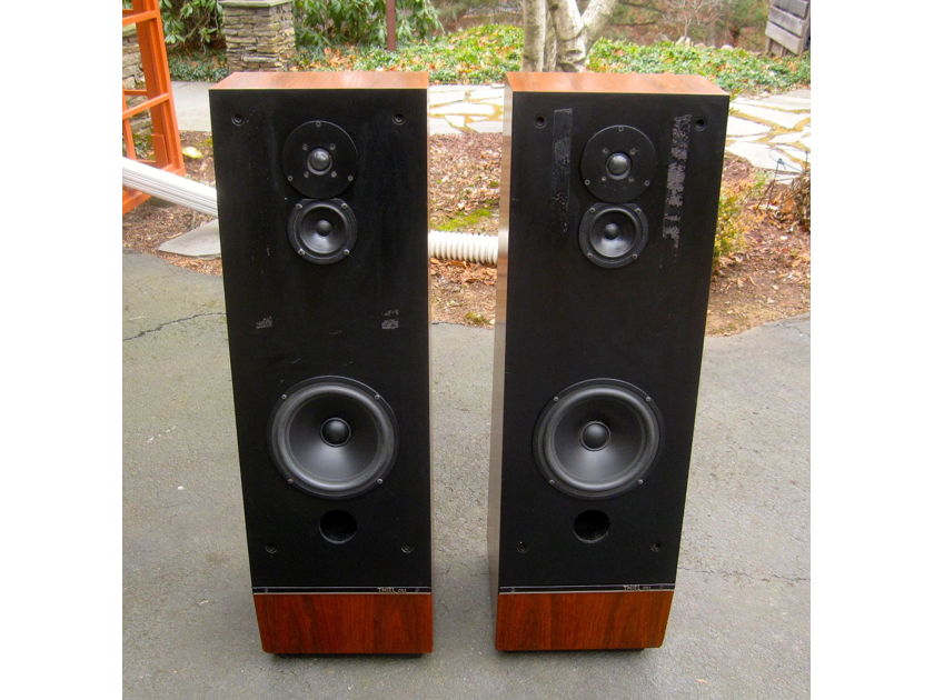 Thiel Audio CS2 speakers - superb walnut veneer