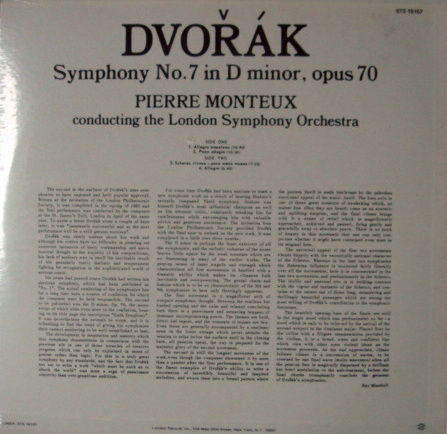 ★Sealed★ London-Decca / - MONTEUX, Dvorak Symphony No.7!