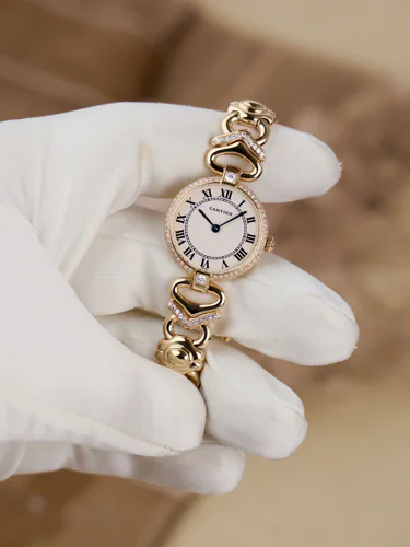 Cartier Vendome With diamond bezel and bracelet