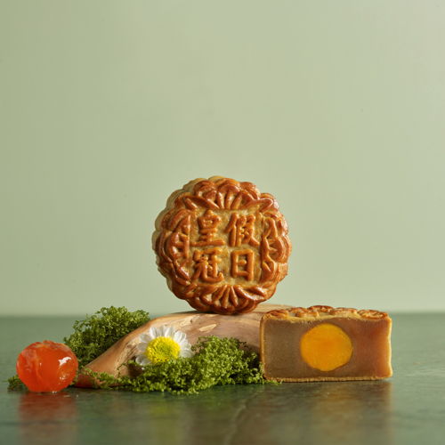 White Lotus Paste with Single Yolk Baked Mooncakes