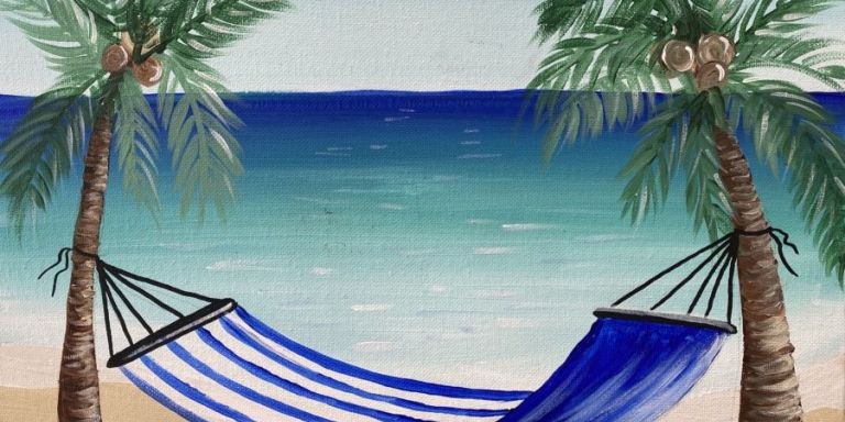 Paint & Sip Event @ The Inn at Middleton Place: Paradise Dreaming ($35pp) promotional image