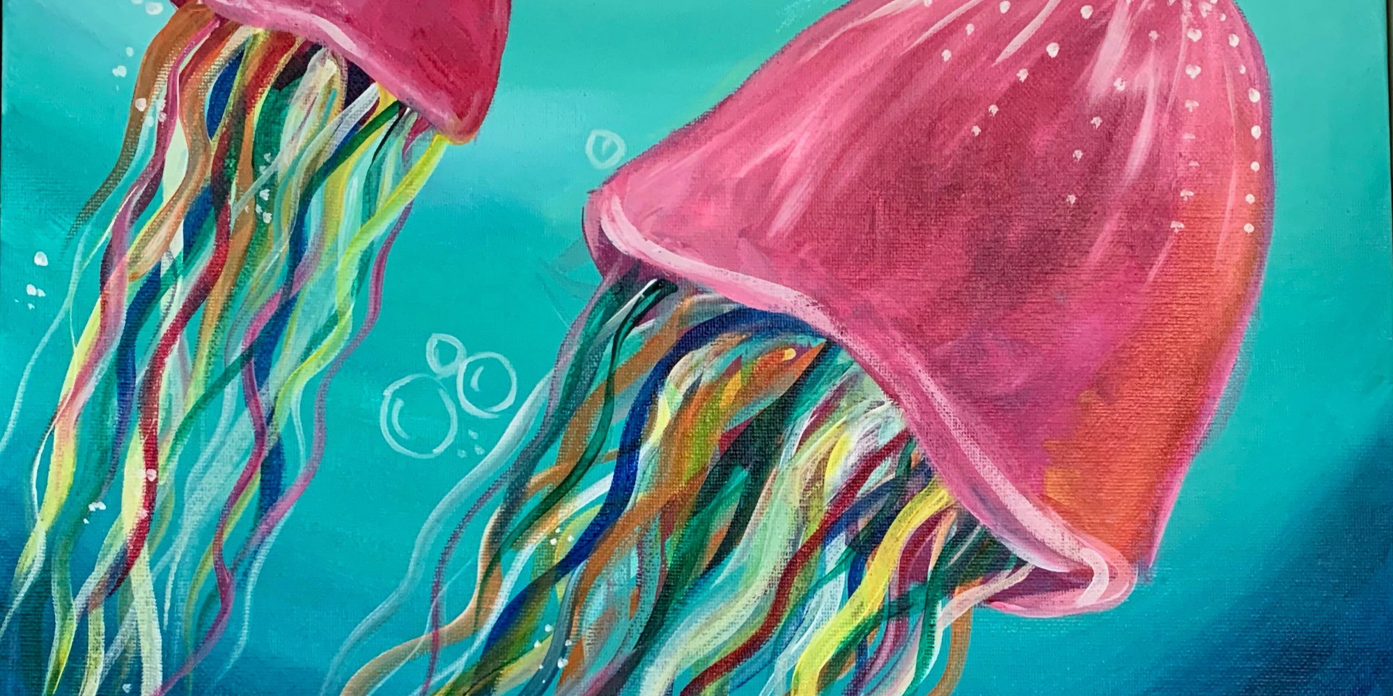 Paint & Sip @ Palmetto Brewing Co.: Jelly Fish ($35pp) promotional image