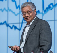 Ren Cheng of Fidelity: explained that "fat-tailed distribution" -- where things like to go to extremes -- are increasingly the norm.