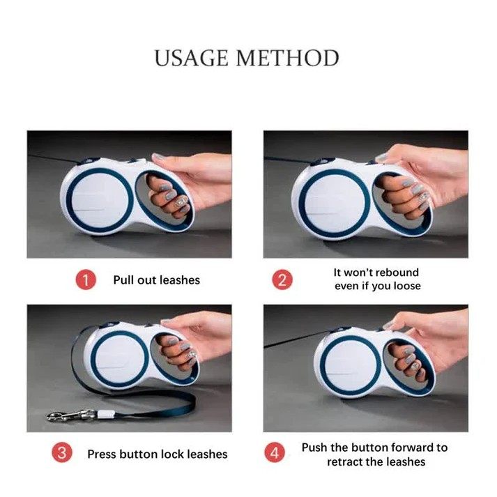 3M Pet Leash Retractable - Tangle-Free, Extendable Pet Leash for Walking - Image 7