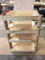 Timbernation:  Tiger Maple Stack  Rack with 4 Round Posts 2