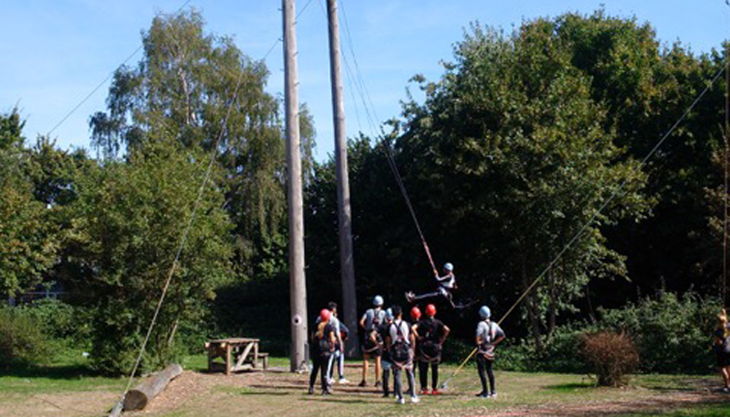 querfeldein hochseilgarten riesenschaukel