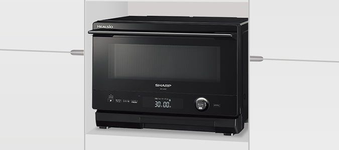 レンタル] [22L]シャープ ウォーターオーブン ヘルシオ AX-UA20 オーブンレンジ ブラックのお試し・サブスク｜宅配レンタル・リースで借りる  - Rentio[レンティオ]