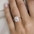 moissanite engagement rings