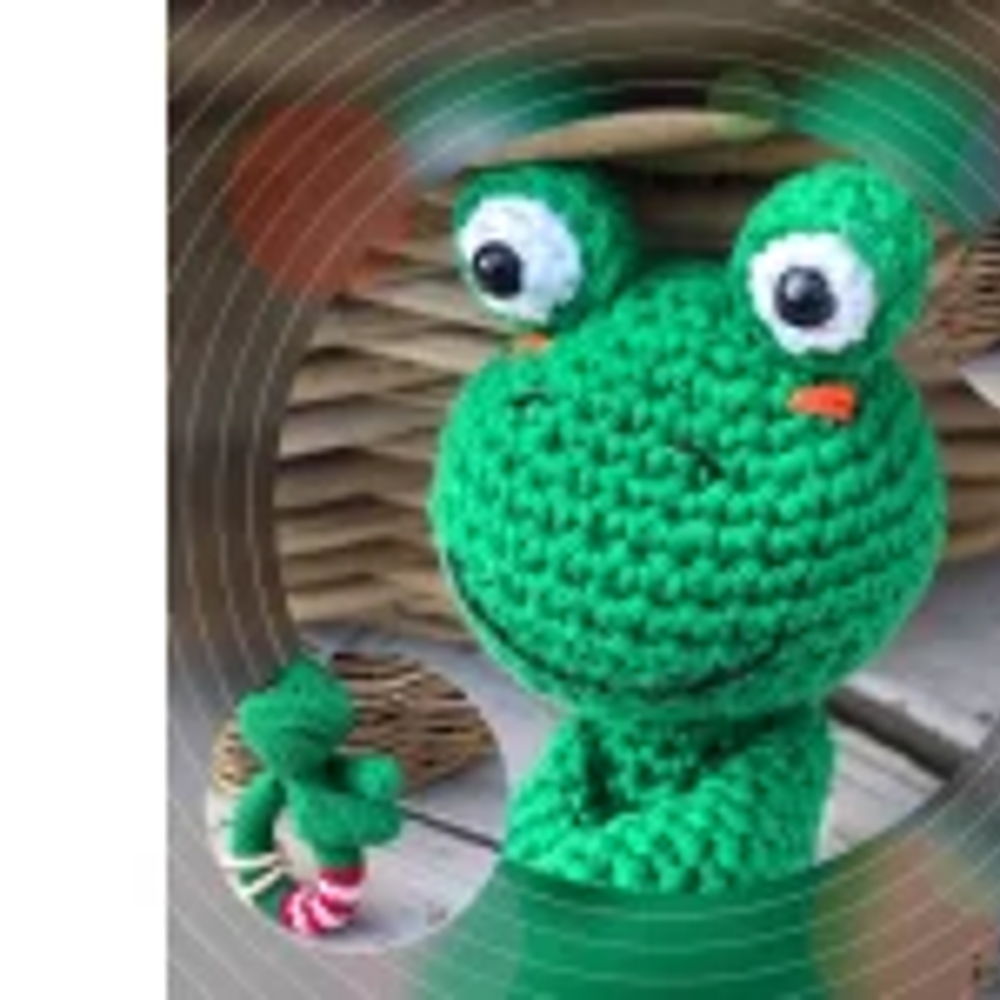 Crochet pattern Frog teether/ rattle