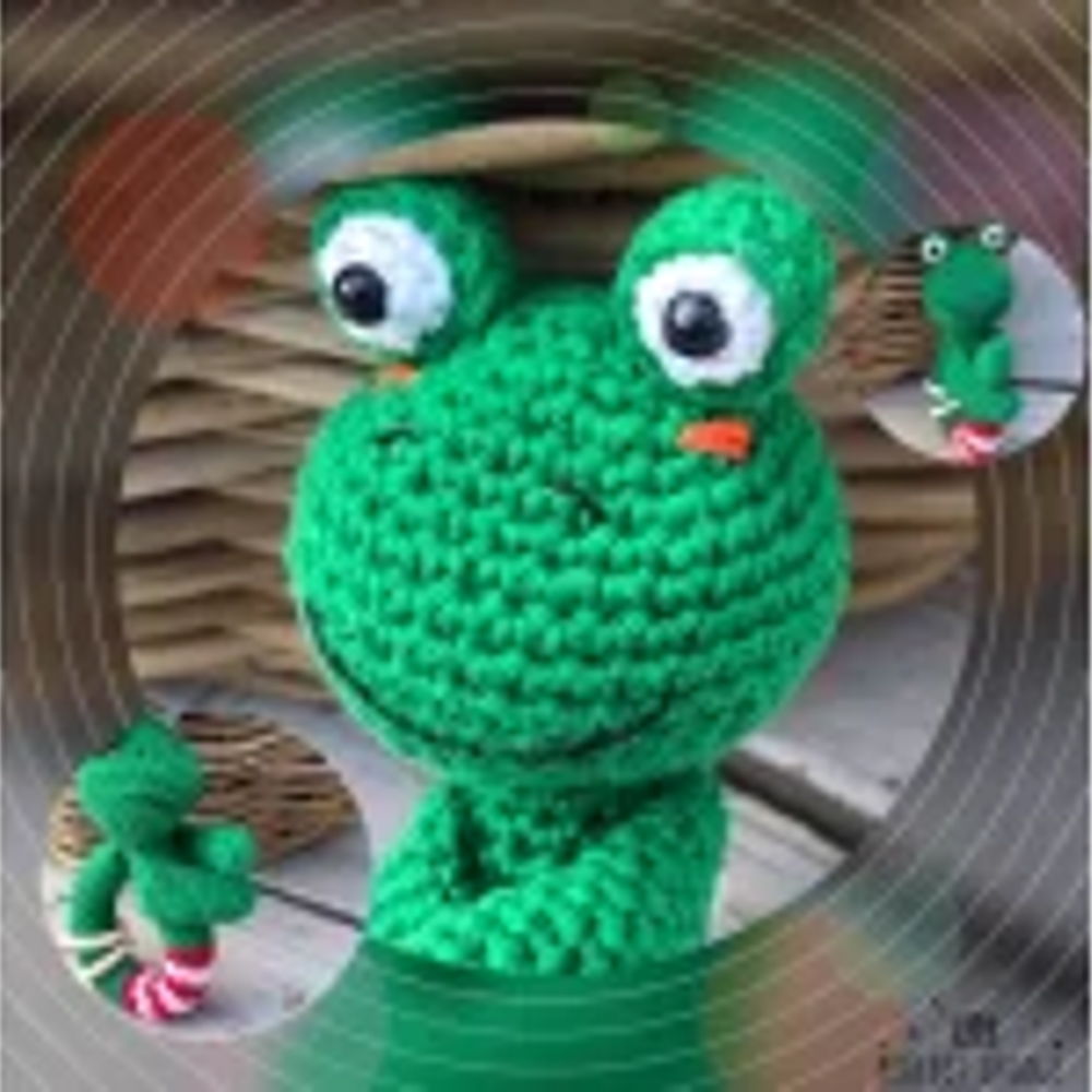 Crochet pattern Frog teether/ rattle