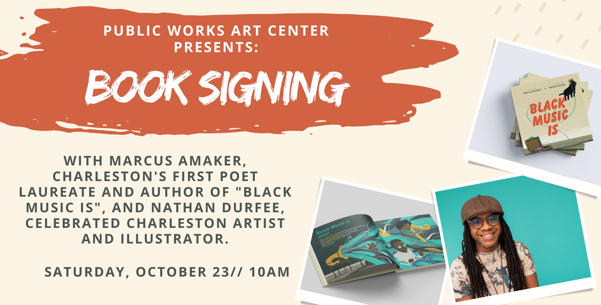 Book Signing of "Black Music Is" with Marcus Amaker and Nathan Durfee promotional image