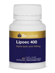 Bioceuticals Lipoec 400 60 Capsules