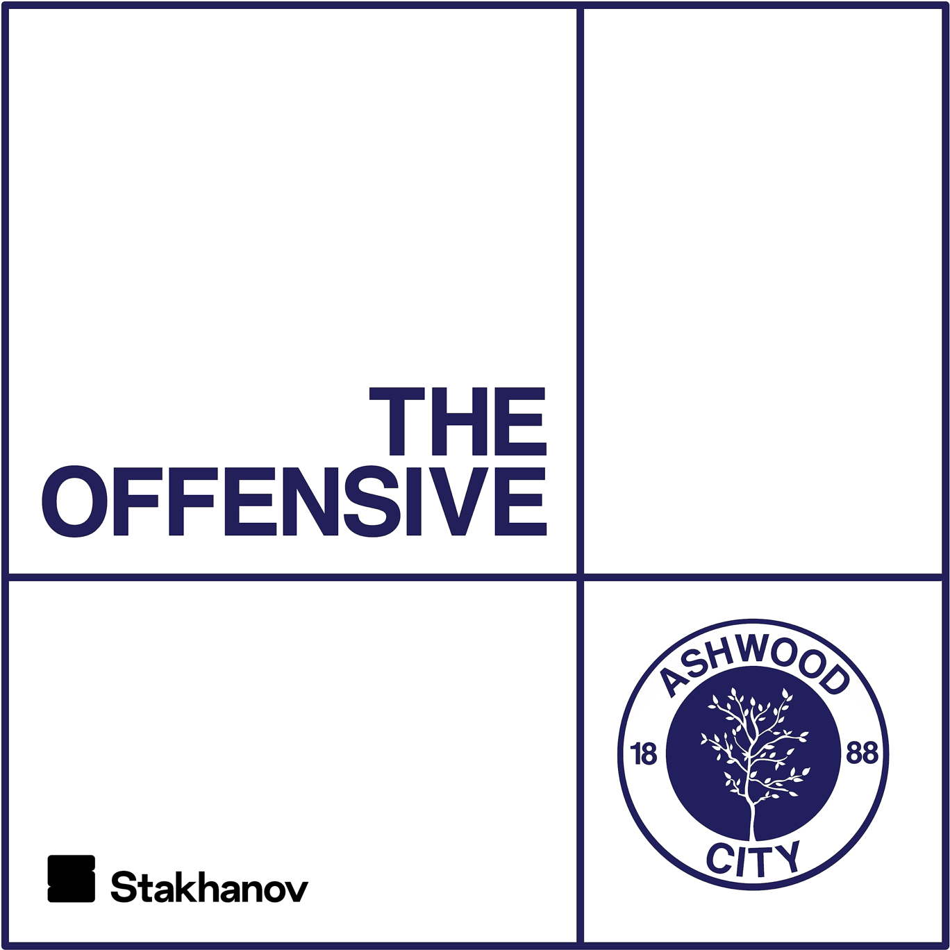 The artwork for the The Offensive podcast.
