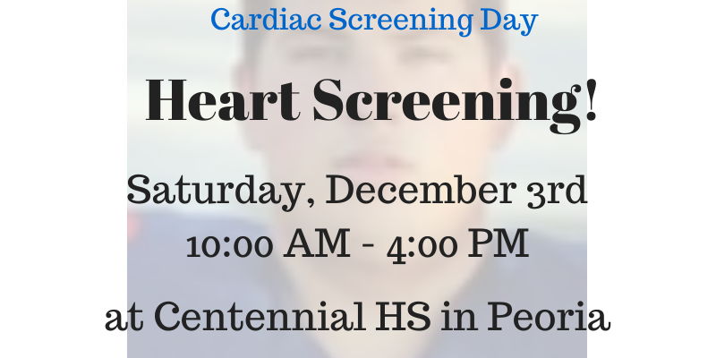 Cesar Vasquez Memorial Heart Screening Day promotional image