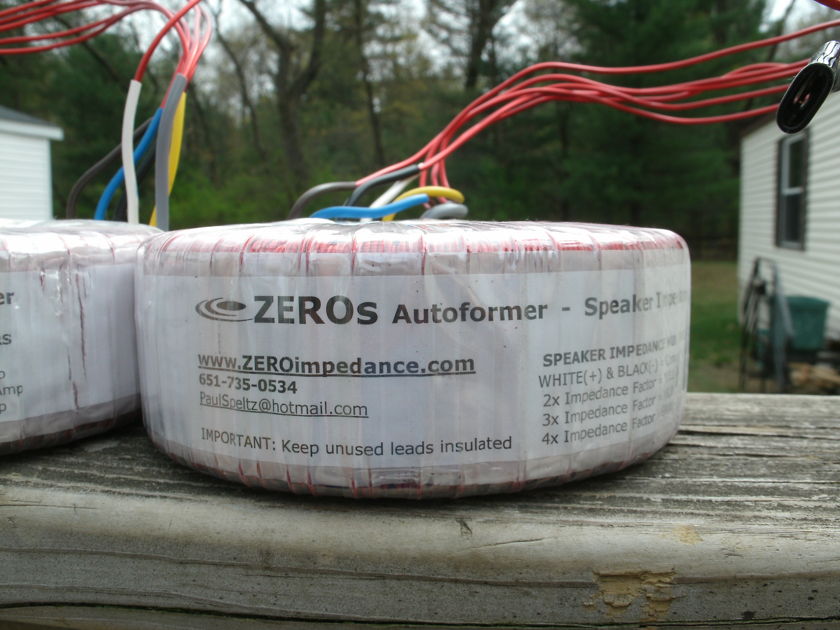 Paul Speltz Zero Autoformers impedance match one pair