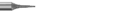 interpoximal mosquito/needle bur