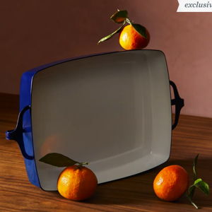 Dansk Købenstyle Large Baker & Casserole Dish, Carbon Steel - Midnight