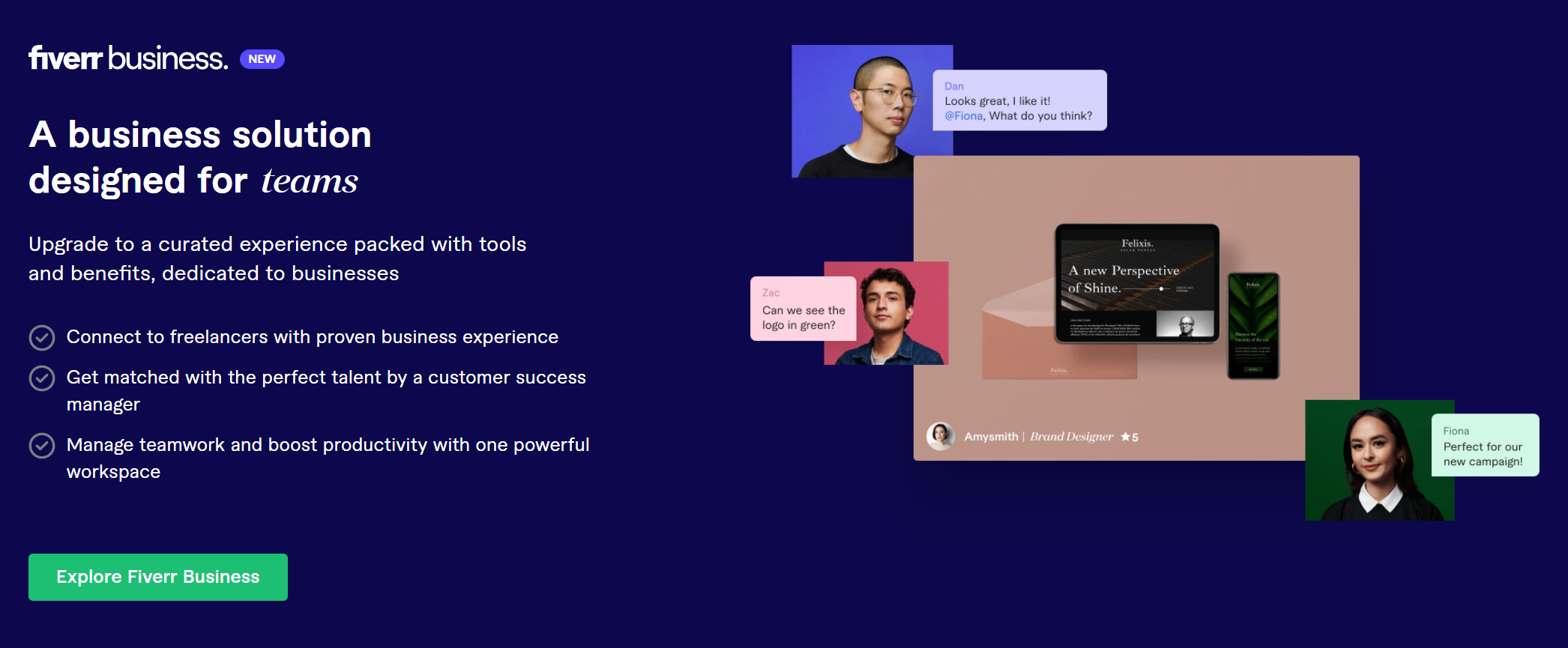 Fiverr product / service