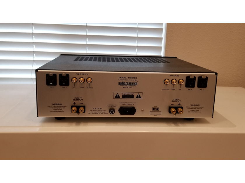 Audio Research DSi200 Integrated Amplifier Black