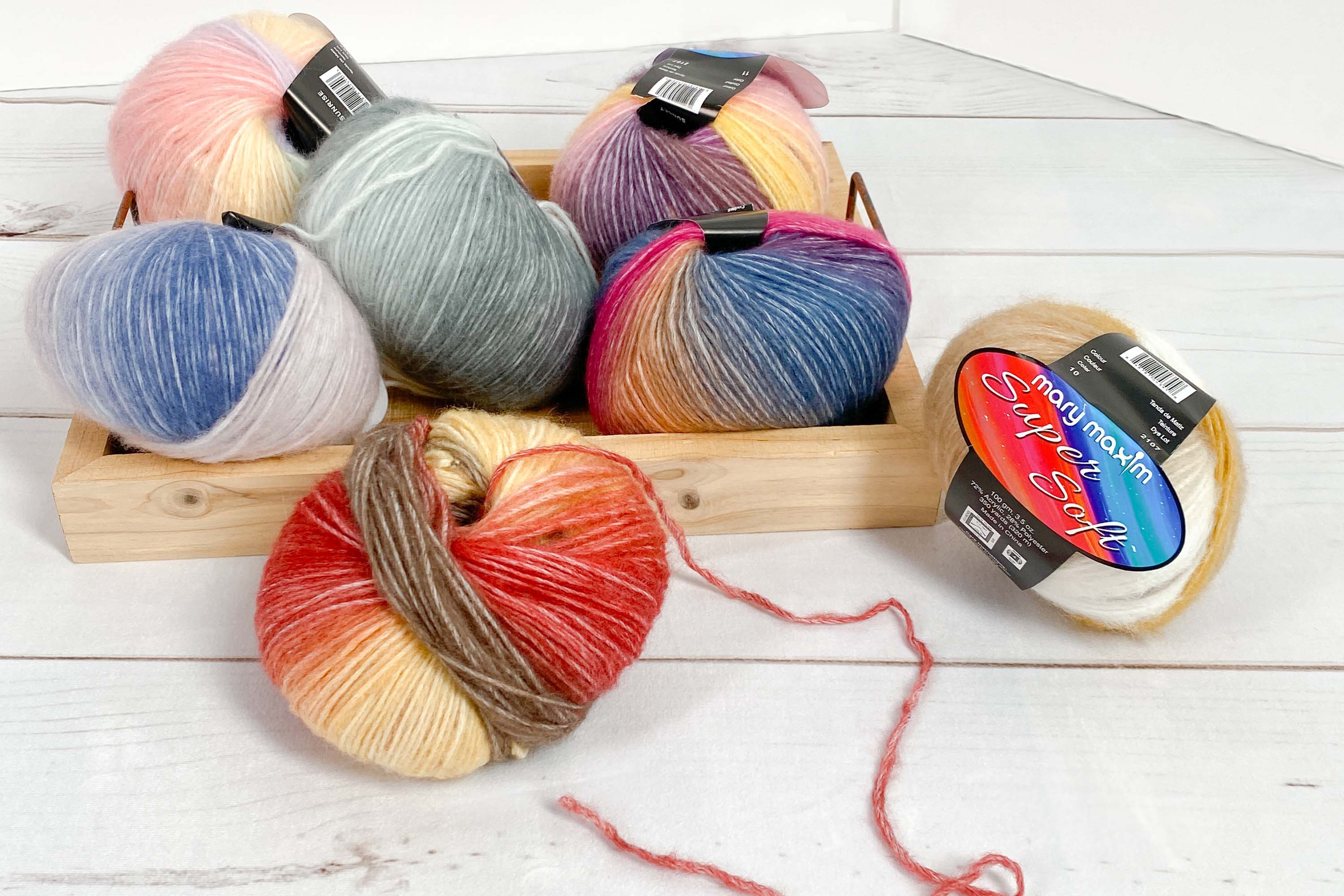 Artist Prismatic light Weight acrylic yarn