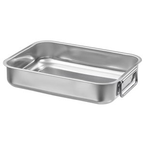 Roasting pan, stainless steel,