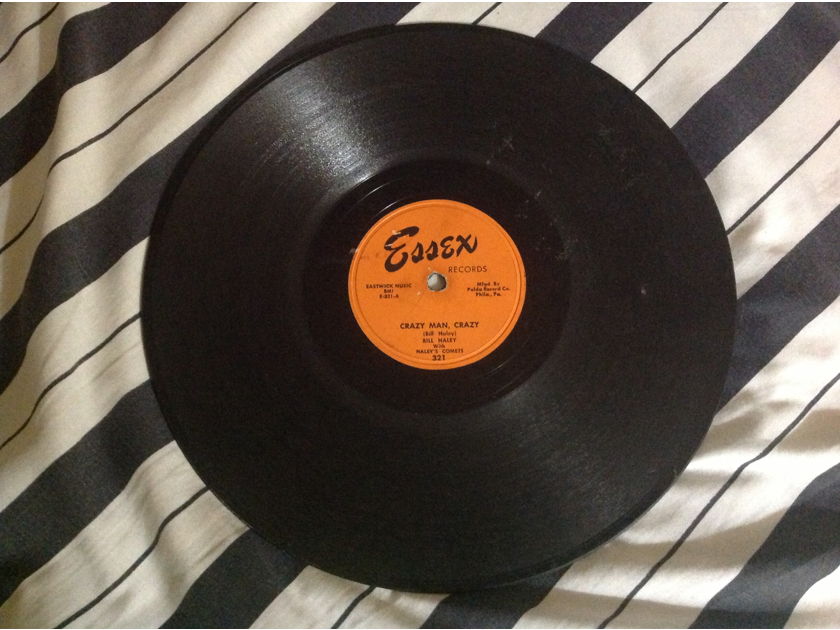 Bill Haley - Crazy Man Crazy Essex Records Rare 10 Inch Vinyl 78 RPM