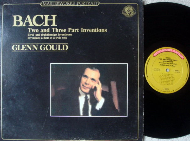 CBS / GLENN GOULD, - Bach Two & Three Part Inventions, NM!