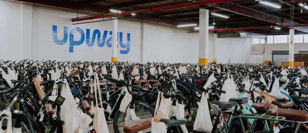 Upway UpCenter and electric bike fleet