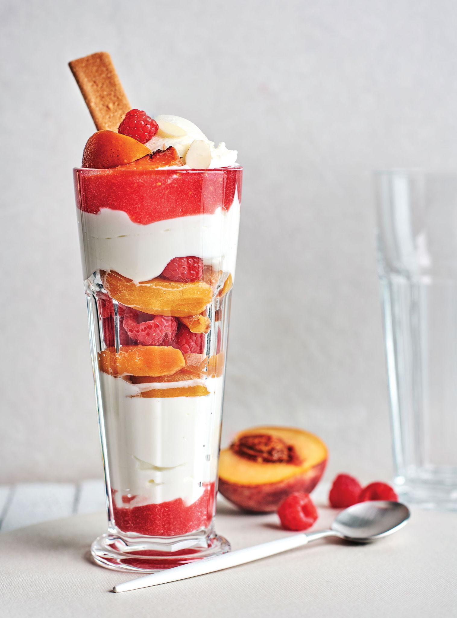 Peach Melba with Honey | RICARDO