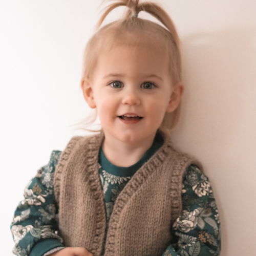 Mouwloos kindervestje