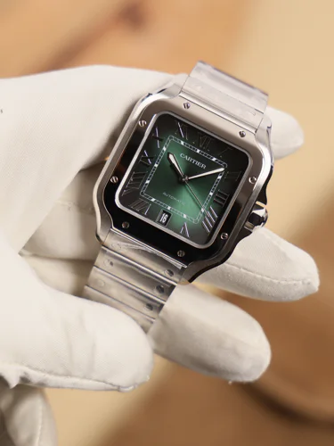 Cartier Santos Green Dial