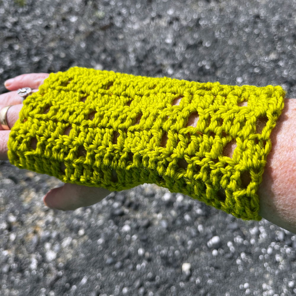 Holey Wrist Warmers