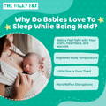 Why do babies love to sleep while being held | The Milky Box
