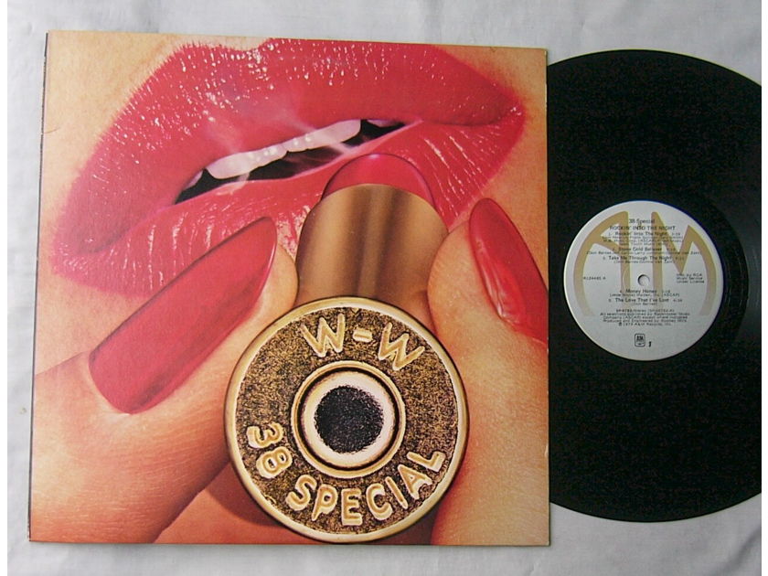 38 SPECIAL LP--ROCKIN' INTO THE - NIGHT--1979 album on A&M label-- great Southern rock