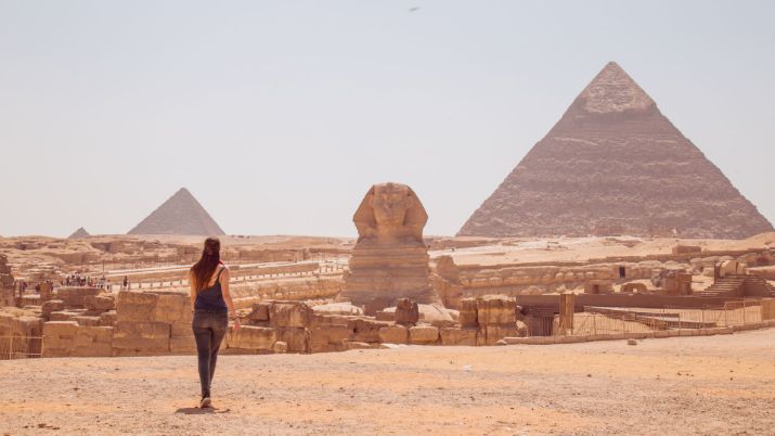 The Great Sphinx of Giza near Cairo, Egypt