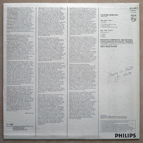 Philips Digital/Davis/Debussy - La Mer, Trois Nocturnes...