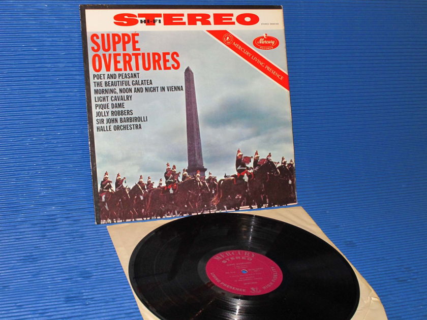 SUPPE / Barbirolli  - "Suppe Overtures" -  Mercury Living Presence 1958 very early pressing