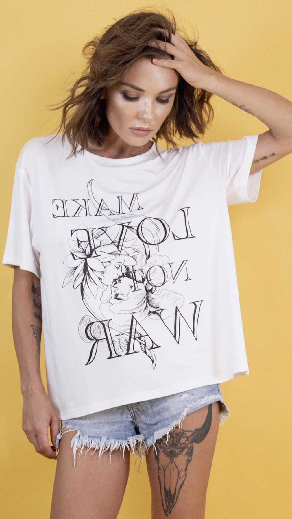White Support T-Shirt