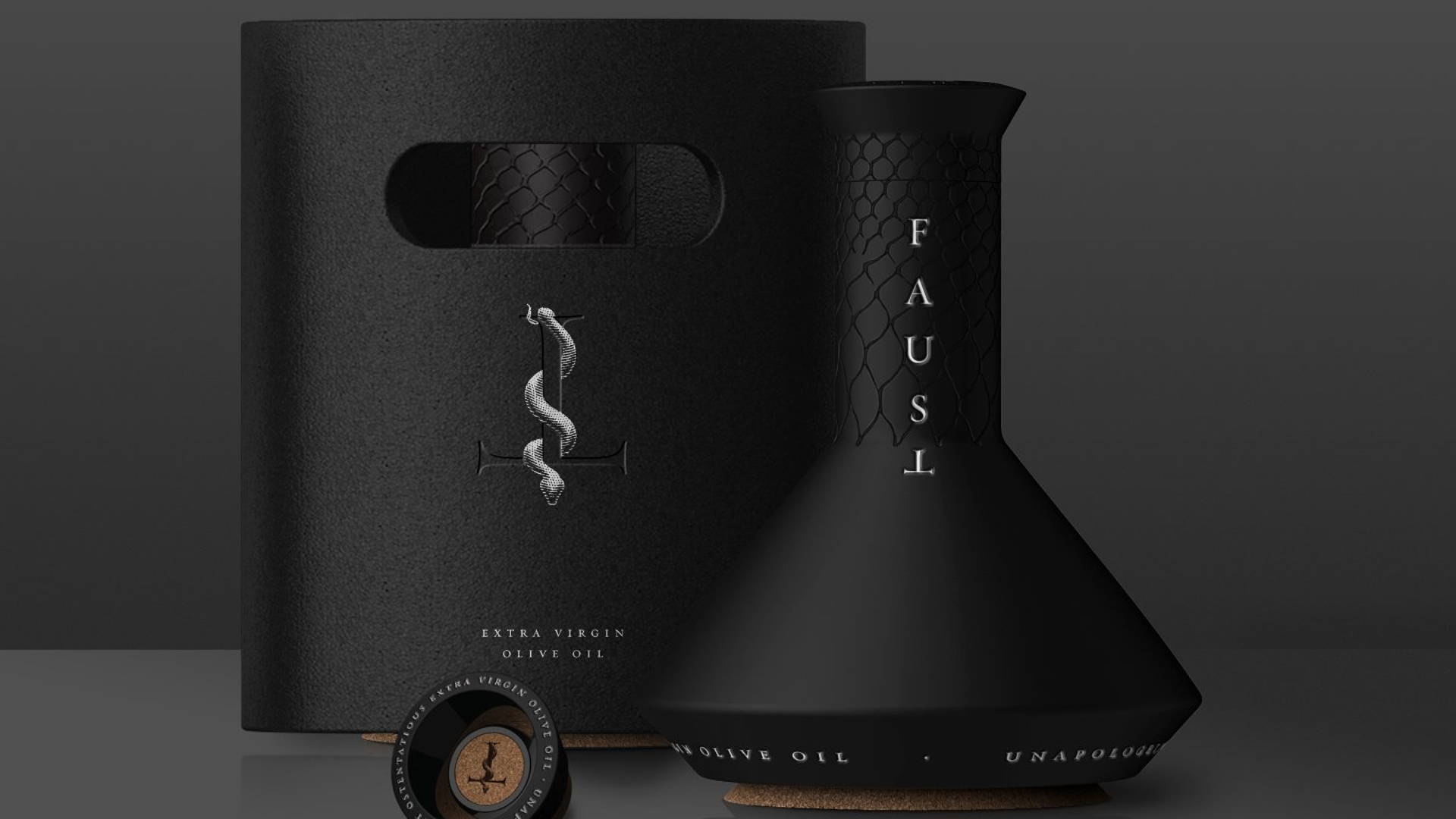 Featured image for This Conceptual Olive Oil Faust, Is Absolutely Luxurious