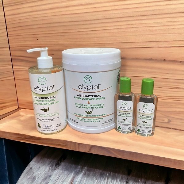 Hand Sanitizer Package - x2 60ml, 500ml Plus Cleaning Wipes