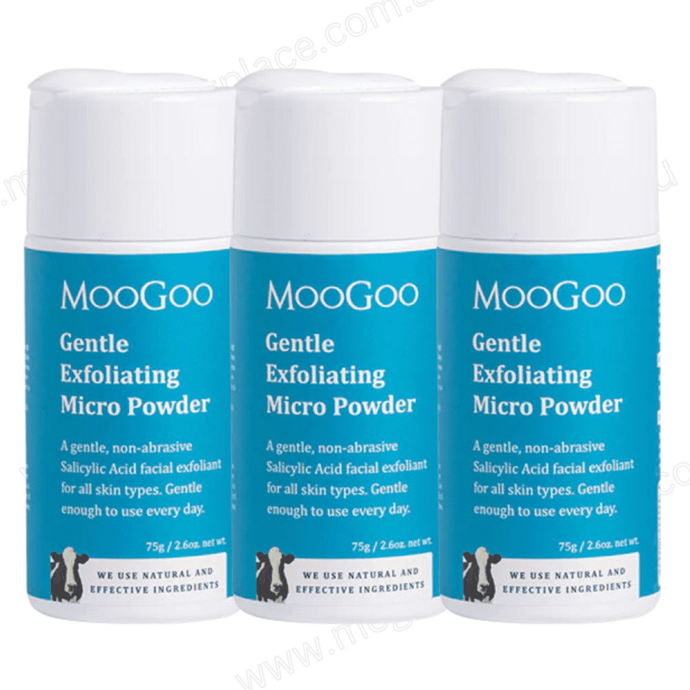 Lot of 3| Moogoo Gentle Exfoliating Micro Powder 75g