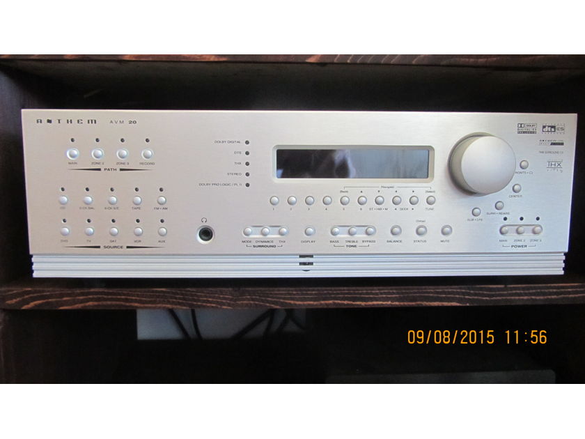 ANTHEM AVM-20 Pre-Processor -  Silver - Outstanding Condition & Performance