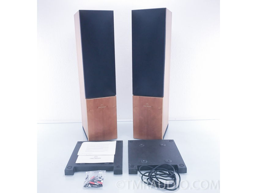 Linn  Keilidh Floorstanding Speakers;  Cherry; Upgraded Kustone Speaker Bases (3004)