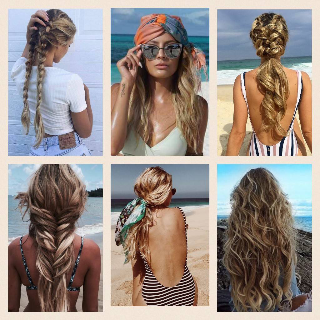 Beach hairstyles