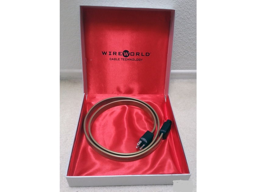 1.5M Wireworld Gold Electra 5.2 Reference  Power Cord Original Box , 1.5 Meters